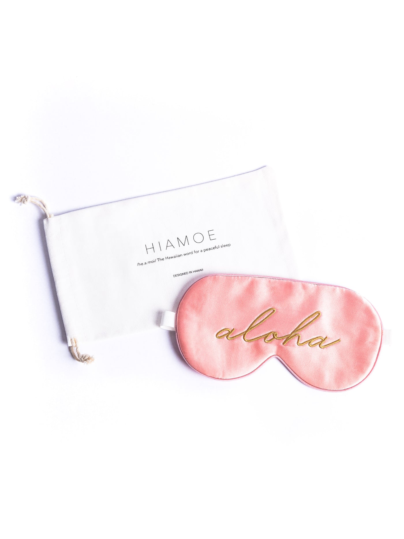 Aloha + Coral Silk Sleep Mask