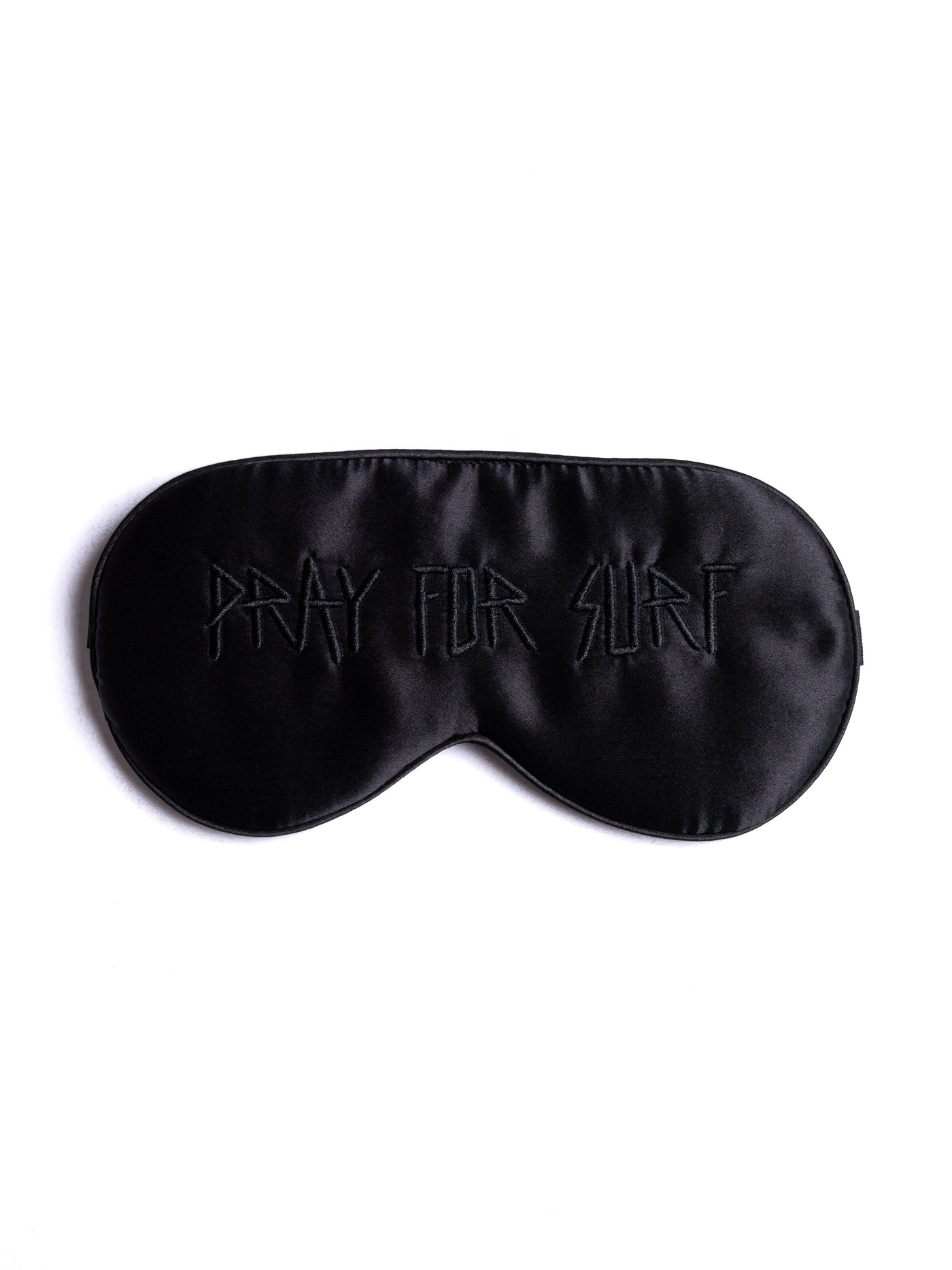 Pray For Surf+ Black Silk Sleep Mask