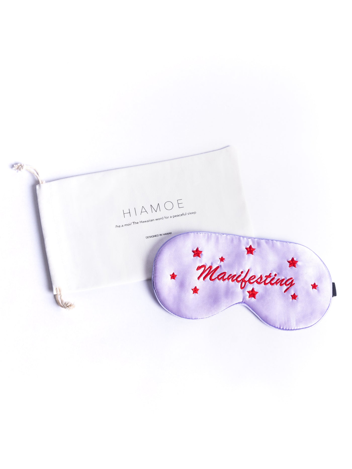 Manifesting + Lilac Silk Sleep Mask